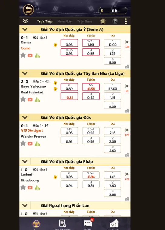Trải Nghiệm K Thể Thao Tại B52 Club Với Hệ Thống Kèo Cược Đa Dạng