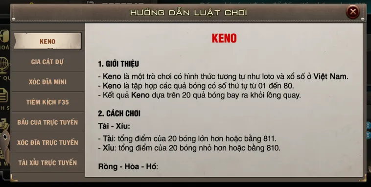Keno Tại B52 Club Sảnh Cược Đỉnh Cao Cho Những Tín Đồ May Mắn