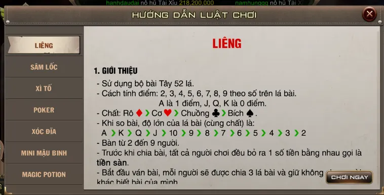 Sảnh Game Liêng Tại B52 Club Cơ Hội Làm Giàu Nhanh Chóng Cho Các Tay Chơi Liều Lĩnh