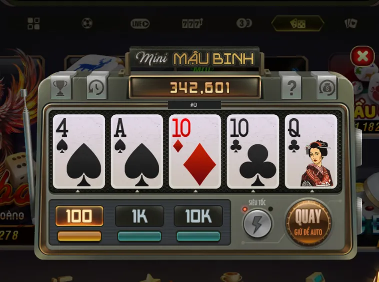 Minigame Mini Mậu Binh Tại B52 Club Đấu Trường Chiến Thuật Đỉnh Cao Cho Cao Thủ