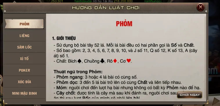 Sảnh Game Phỏm Tại B52 Club Đẳng Cấp Đỉnh Cao Cho Mọi Cao Thủ Đánh Bài