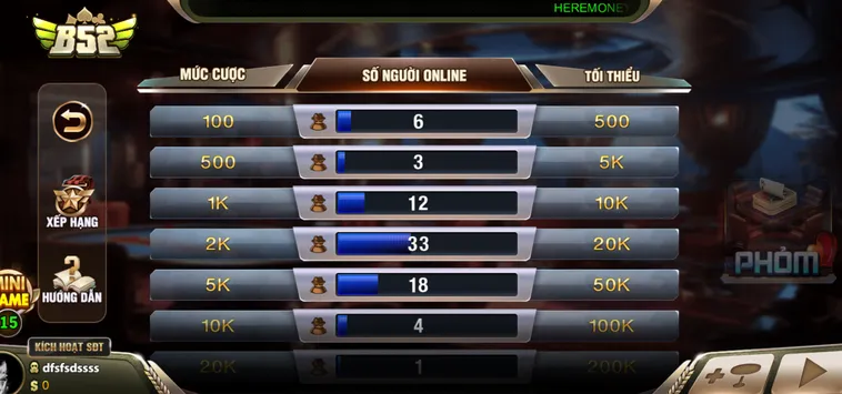 Sảnh Game Phỏm Tại B52 Club Đẳng Cấp Đỉnh Cao Cho Mọi Cao Thủ Đánh Bài