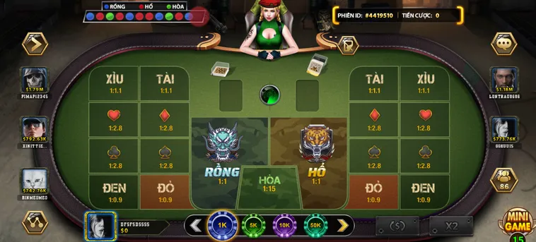 Trải Nghiệm Sảnh Rồng Hổ Tại B52 Club Với Tốc Độ Đặt Cược Siêu Nhanh