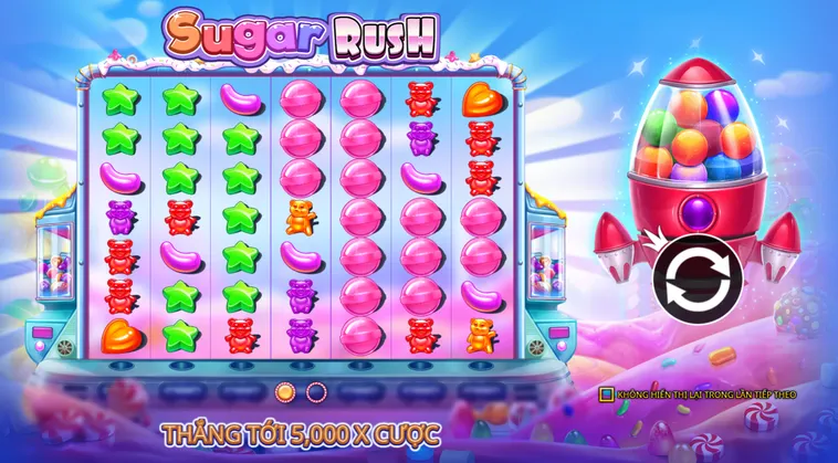 Nổ Hũ Sugar Rush Tại B52 Club Thế Giới Kẹo Ngọt Đầy Ắt Những Phần Thưởng