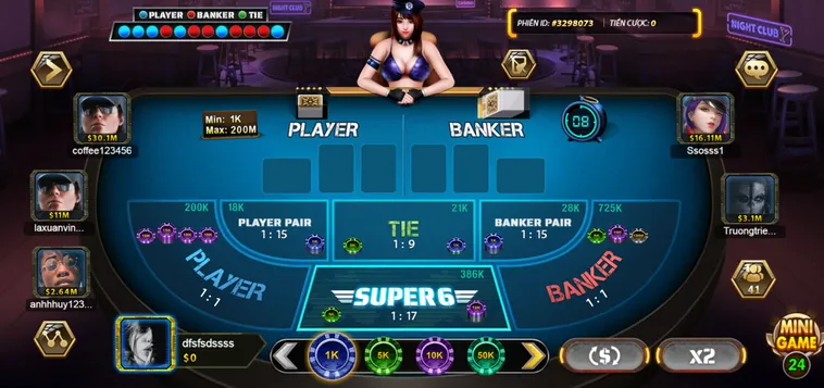 Đánh Giá Chi Tiết Siêu Phẩm Super Baccarat 6 Tại B52 Club Dành Cho Game Thủ