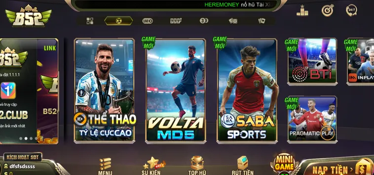 Thể Thao B52 Club Đỉnh Cao Cá Cược Bóng Đá Với Tỷ Lệ Thắng Cực Lớn