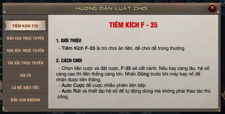 Bùng Nổ Cùng Minigame Tiêm Kích F35 Tại B52 Club Cơ Hội Săn Thưởng Khủng