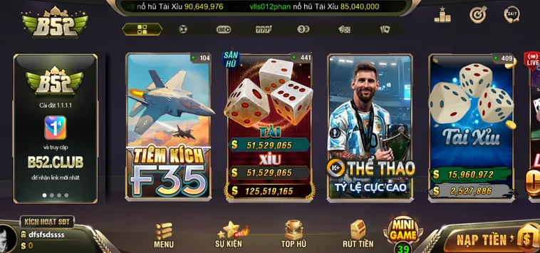 B52 Club - Cổng Game Bom Tấn B52Club Đổi Thưởng Đỉnh Cao