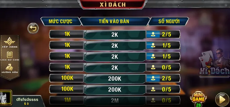 Trải Nghiệm Siêu Phẩm Xì Dách Tại B52 Club Với Tỷ Lệ Thắng Cược Cực Cao