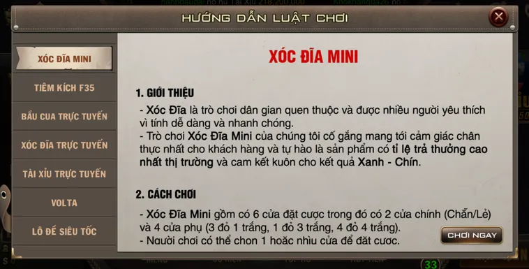 Chiến Thuật Chơi Minigame Xóc Dĩa Mini Tại B52 Club Siêu Phẩm Cá Cược Đổi Thưởng Cực Hấp Dẫn
